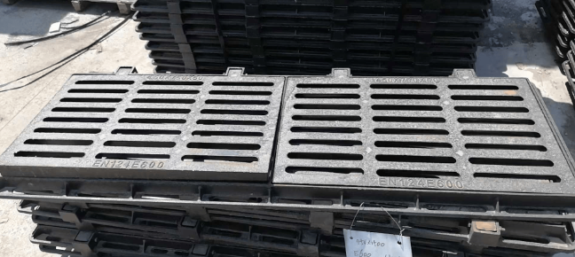 清镇球墨铸铁连体双篦展示